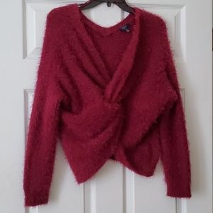 Kaari Blue knotted Sweater